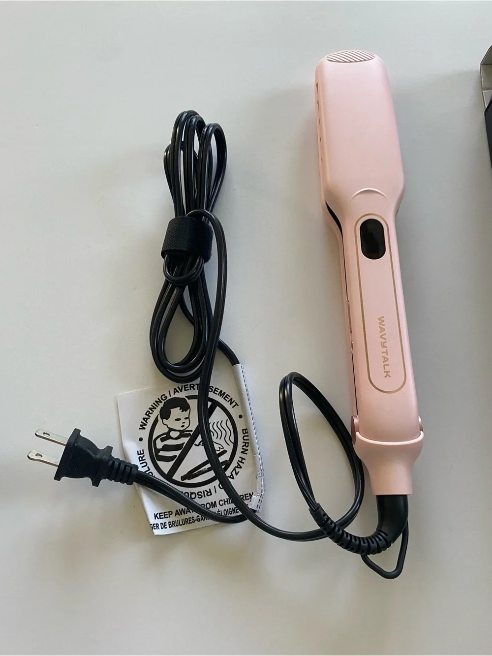 WAVYTALK 1.7in wide hair straightener S11 Pink Hair tool